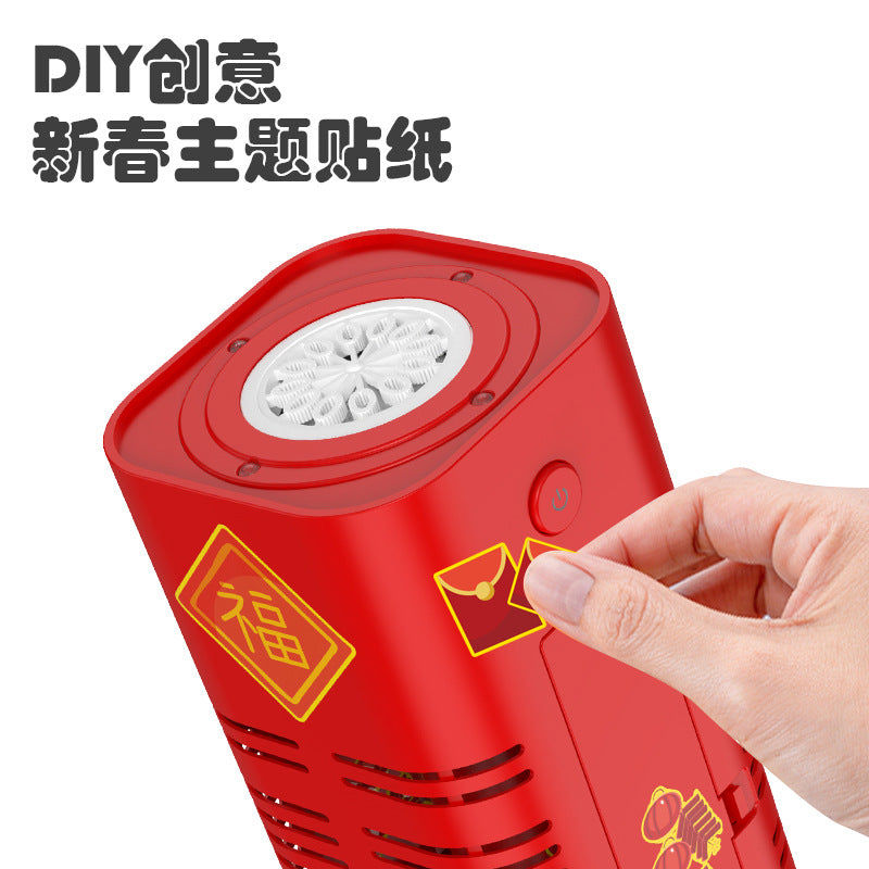 New Year Gift Fireworks Bubble Machine with Light and Music for Children