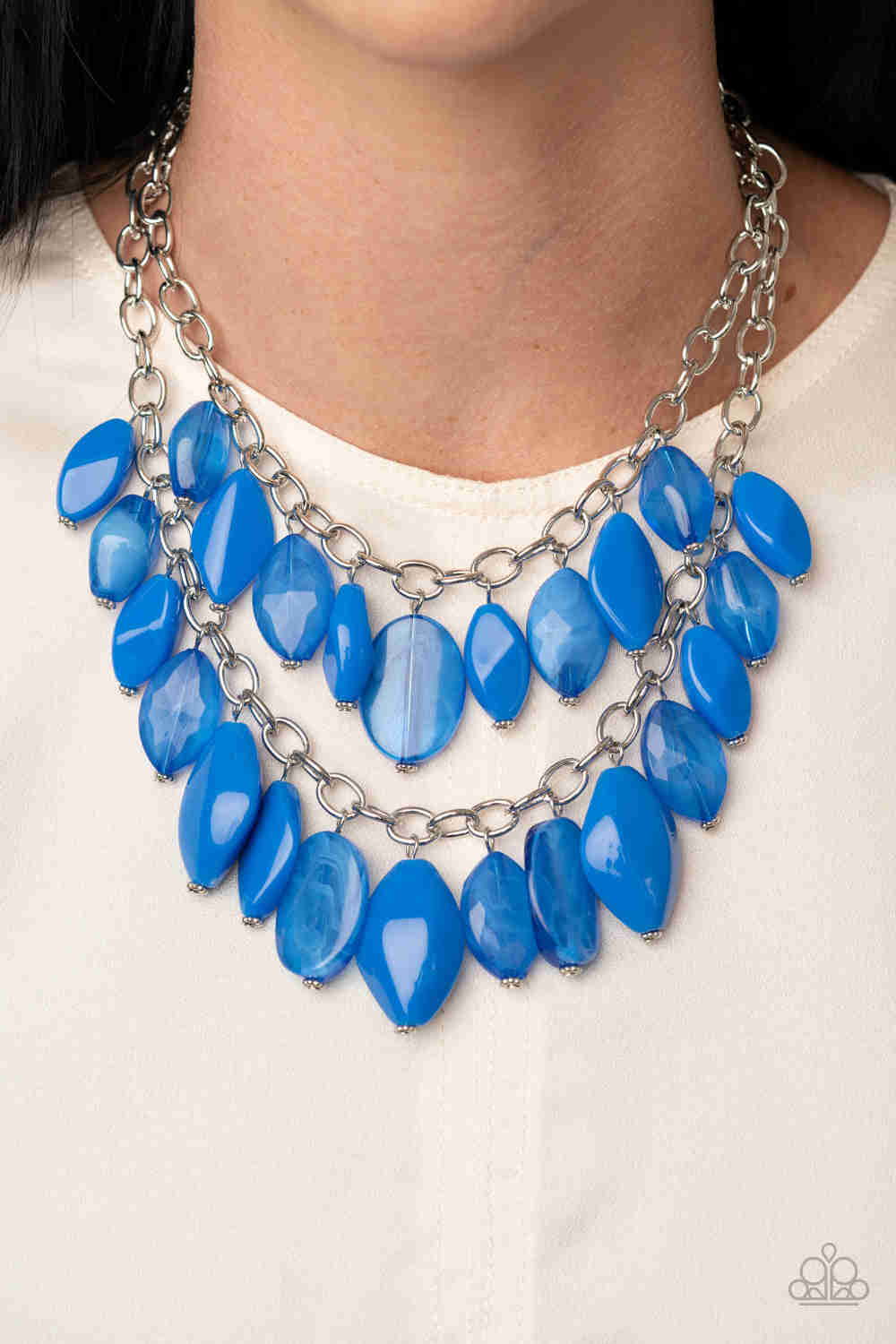 Palm Beach Beauty - Blue Necklace Set