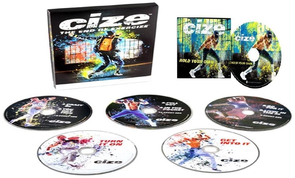Cize The End of Exercize Dance Fitness Workout Complete Deluxe 6 DVD Program