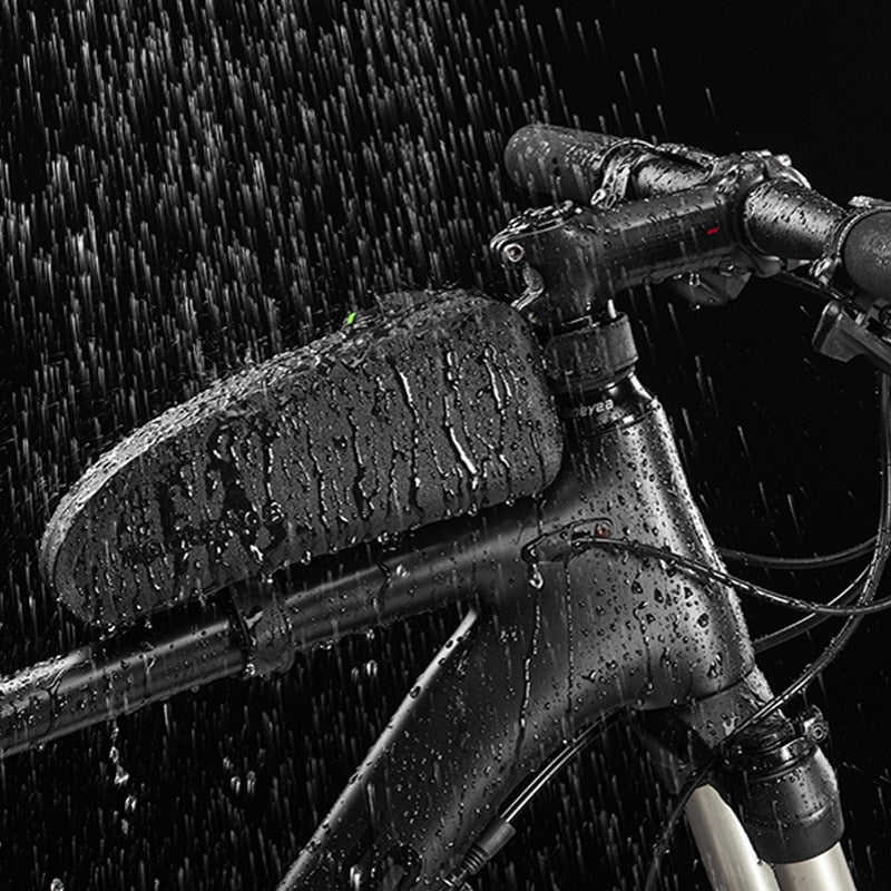 ROCKBROS Waterproof Bicycle Frame Bag for MTB & Road Bikes - Large Capacity Front Top Tube Pannier