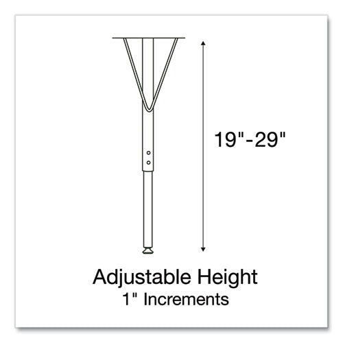 Correll Markerboard Activity Table - 48x24 Inches, White Top with Black Legs