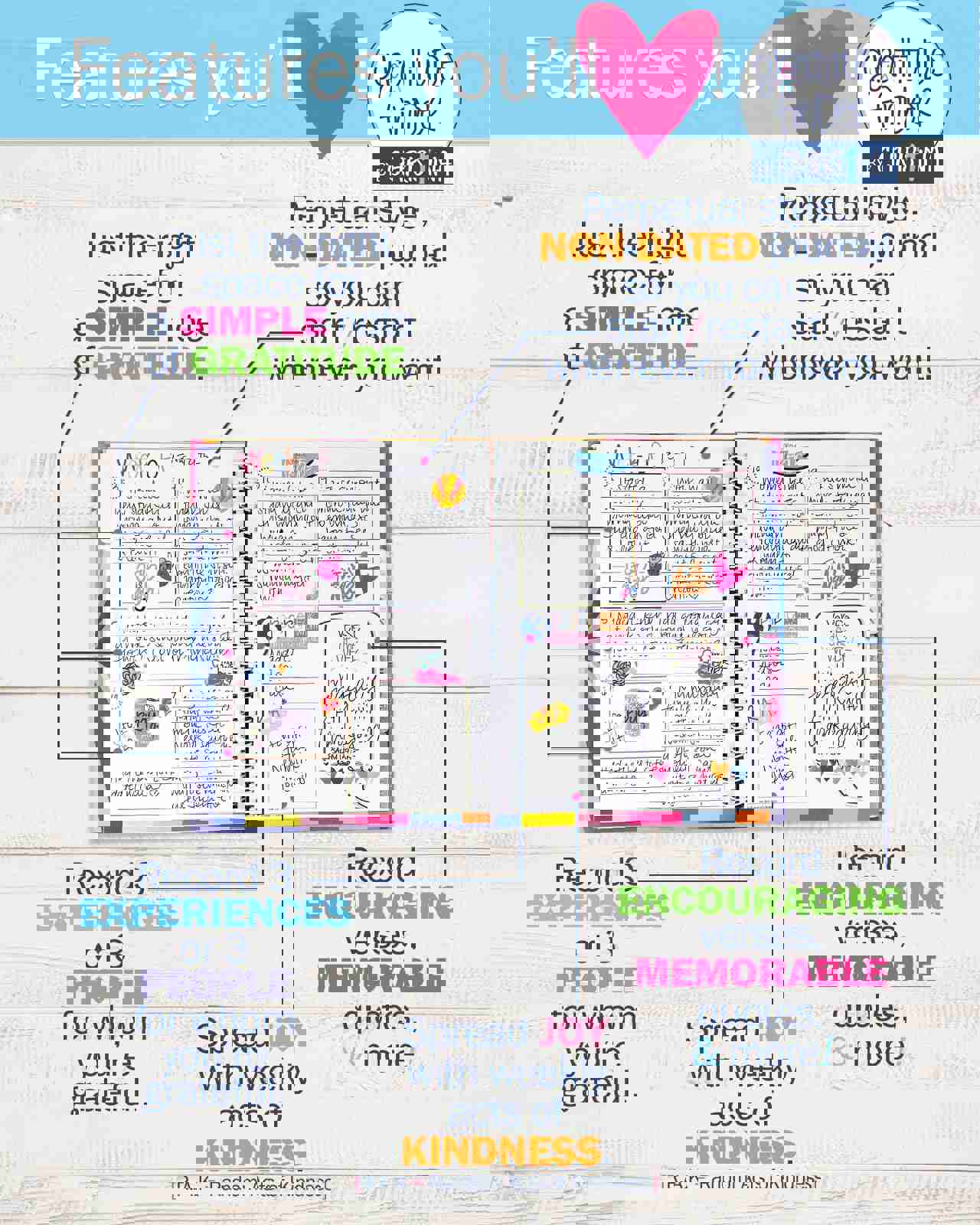 Faith-Based Gratitude Journal - 52 Weeks of Inspirational Journaling