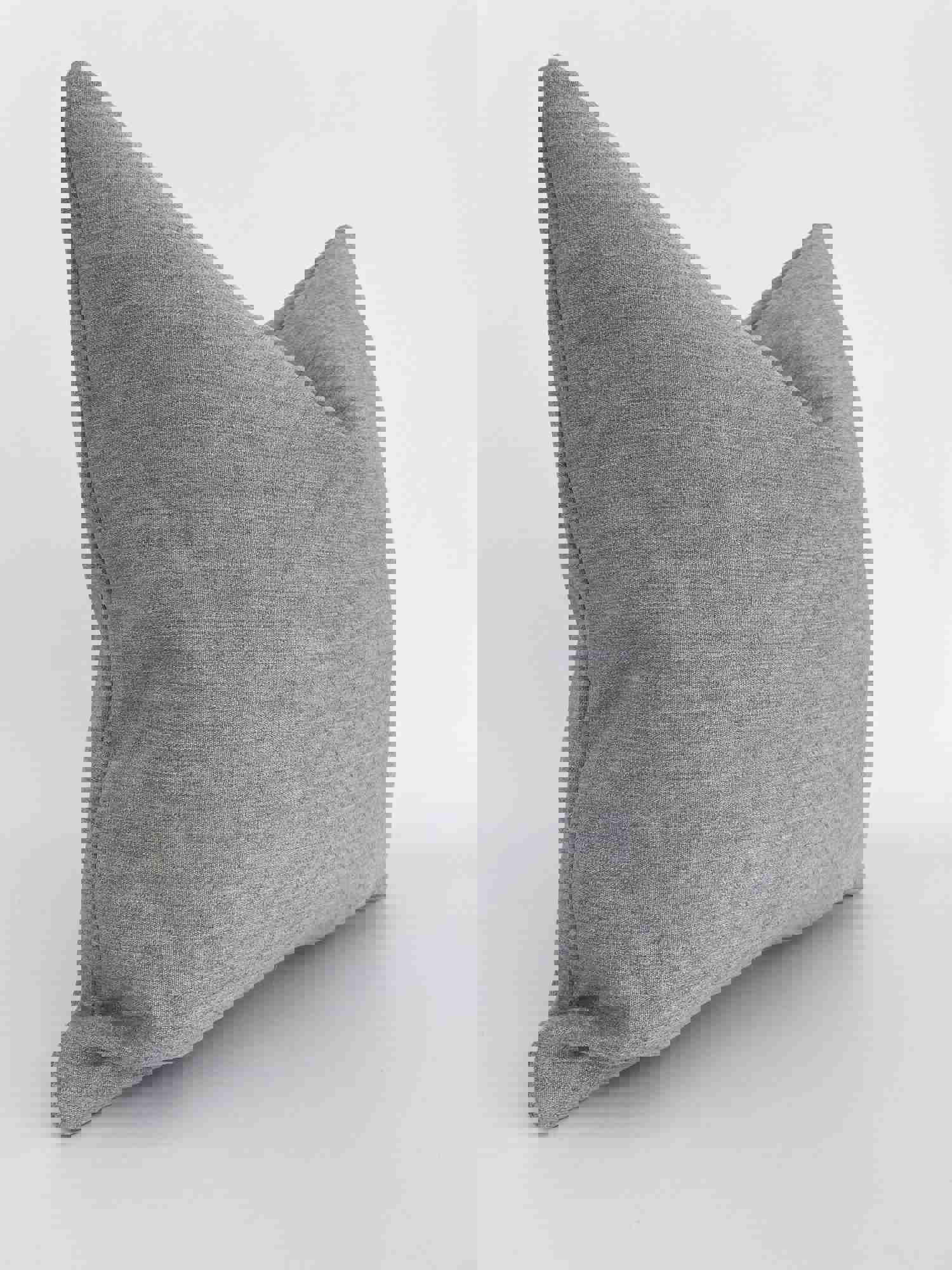 Ada Outdoor Pillow Cover - Durable Gray Chevron Pattern