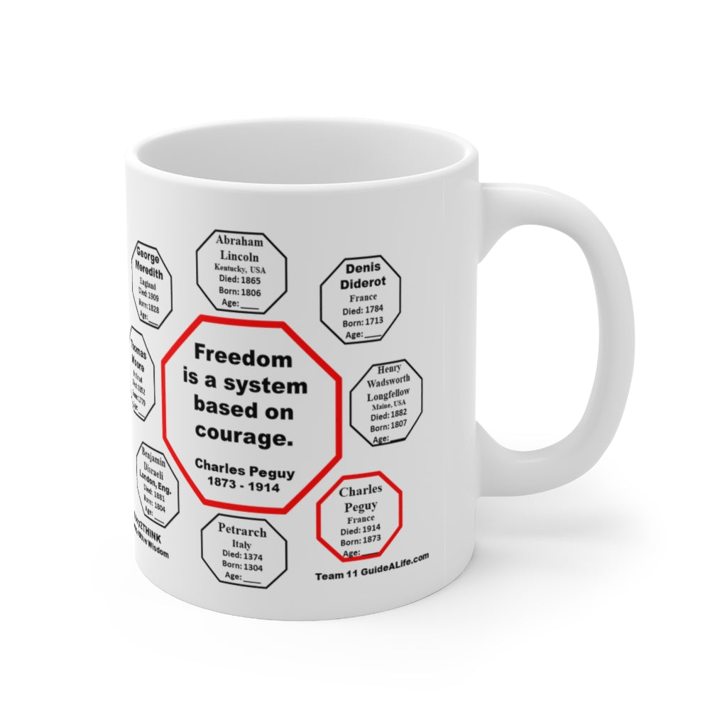 MW-11.6 - Passion Quote Ceramic Mug 11oz - Benjamin Disraeli Inspired