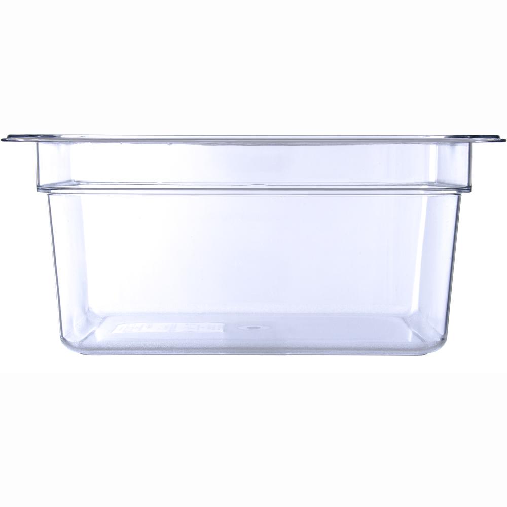 Carlisle 10222B-07 1/2 Size 6 Deep Food Pan - Clear