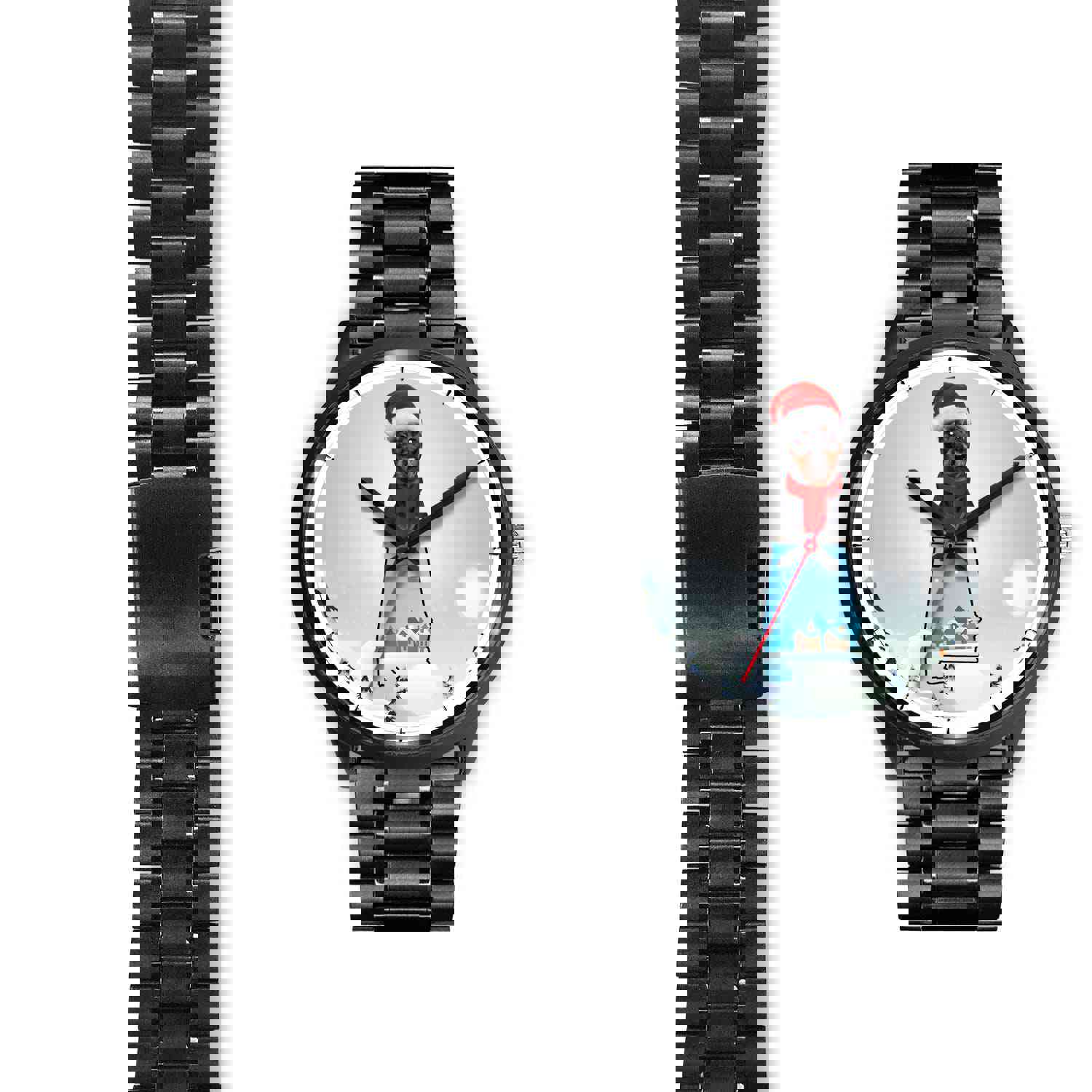 Miniature Pinscher Alabama Christmas Special Wrist Watch