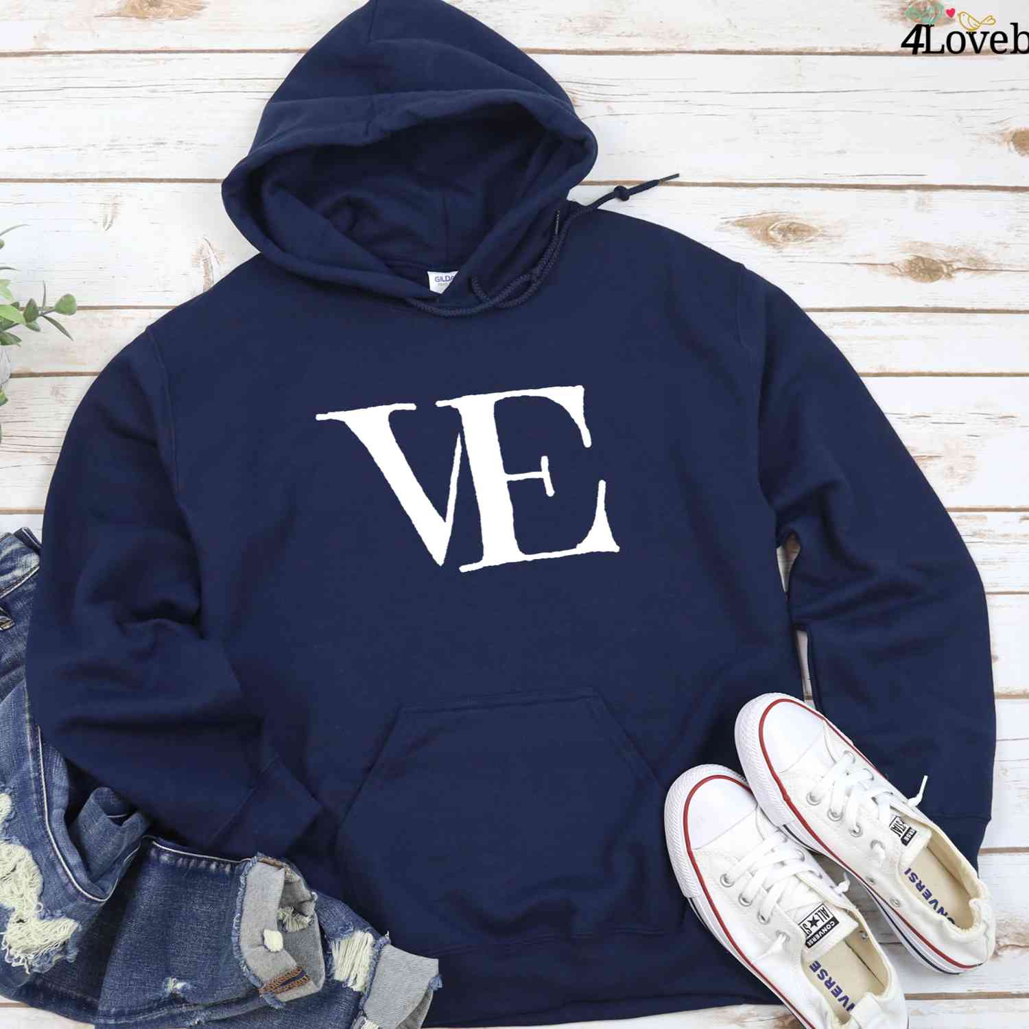 LO VE Valentines Day Humorous Love Matching Outfits Set for Couples
