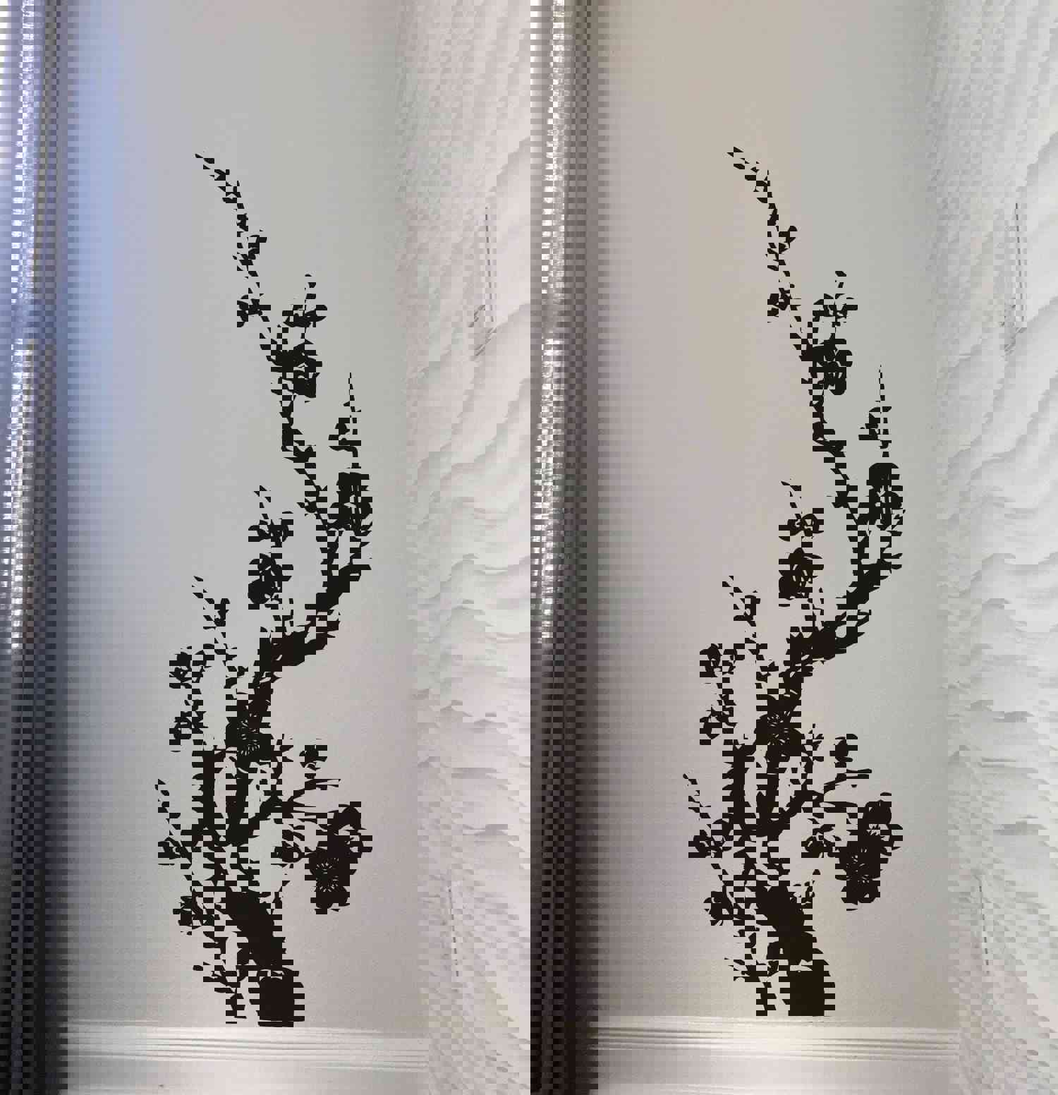 Japanese Asian Flower Vinyl Wall Decal Sticker #176