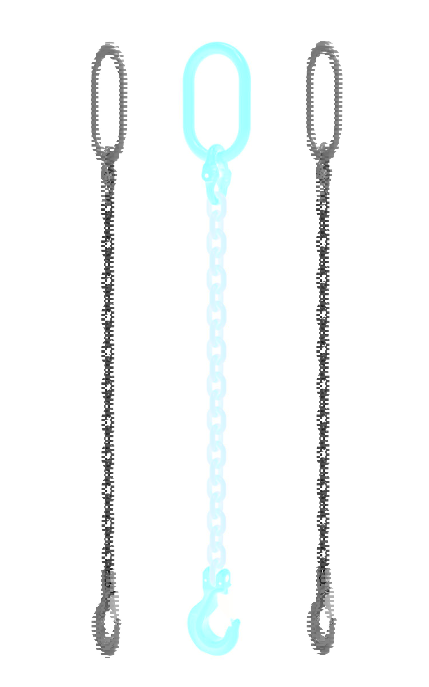 William Hackett 3/8 Chain Sling, 1-Leg (Grade 100) 8,800lbs