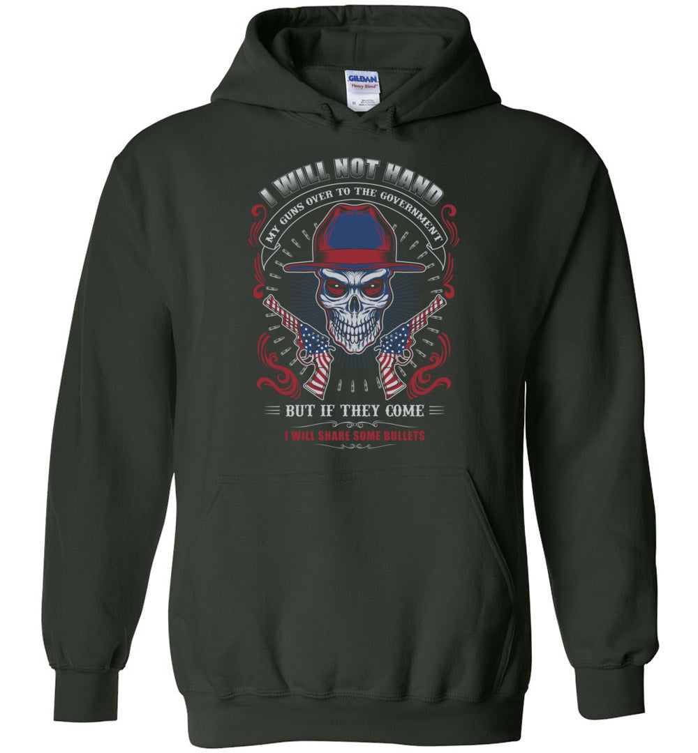 I Will Not Hand My Guns... Mens Hoodie