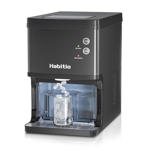 Habitio Nugget Ice Maker with Self-Dispensing Function
