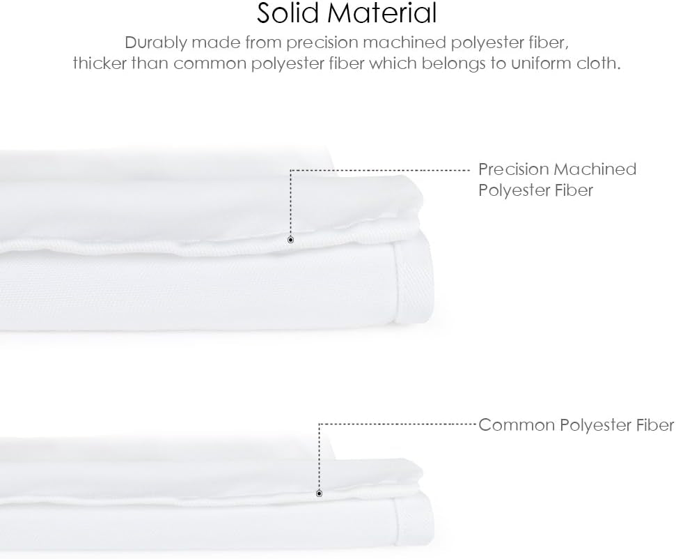 2 Pack Adjustable Bib Apron - Thicker Waterdrop Resistant with Pockets for Cooking, Kitchen, Chef (White)