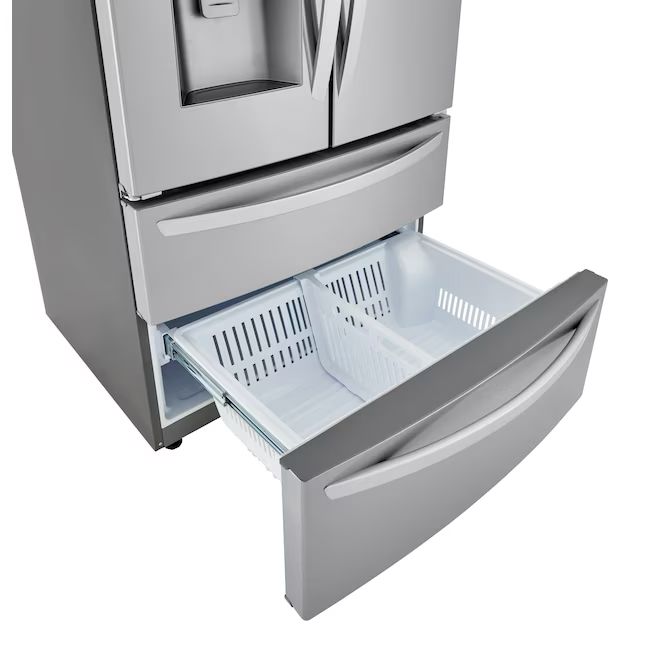 LG Craft Ice Smart WiFi Enabled 27.8-cu ft 4-Door French Door Refrigerator with Dual Ice Maker