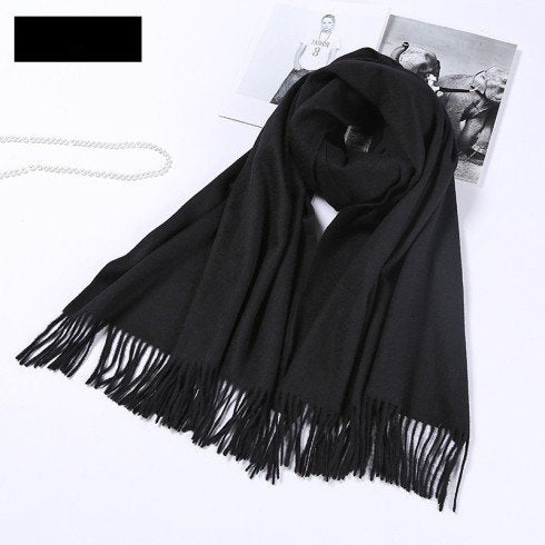 Fall Winter Fashion Wool Scarves for Women - Elegant Wraps & Shawls