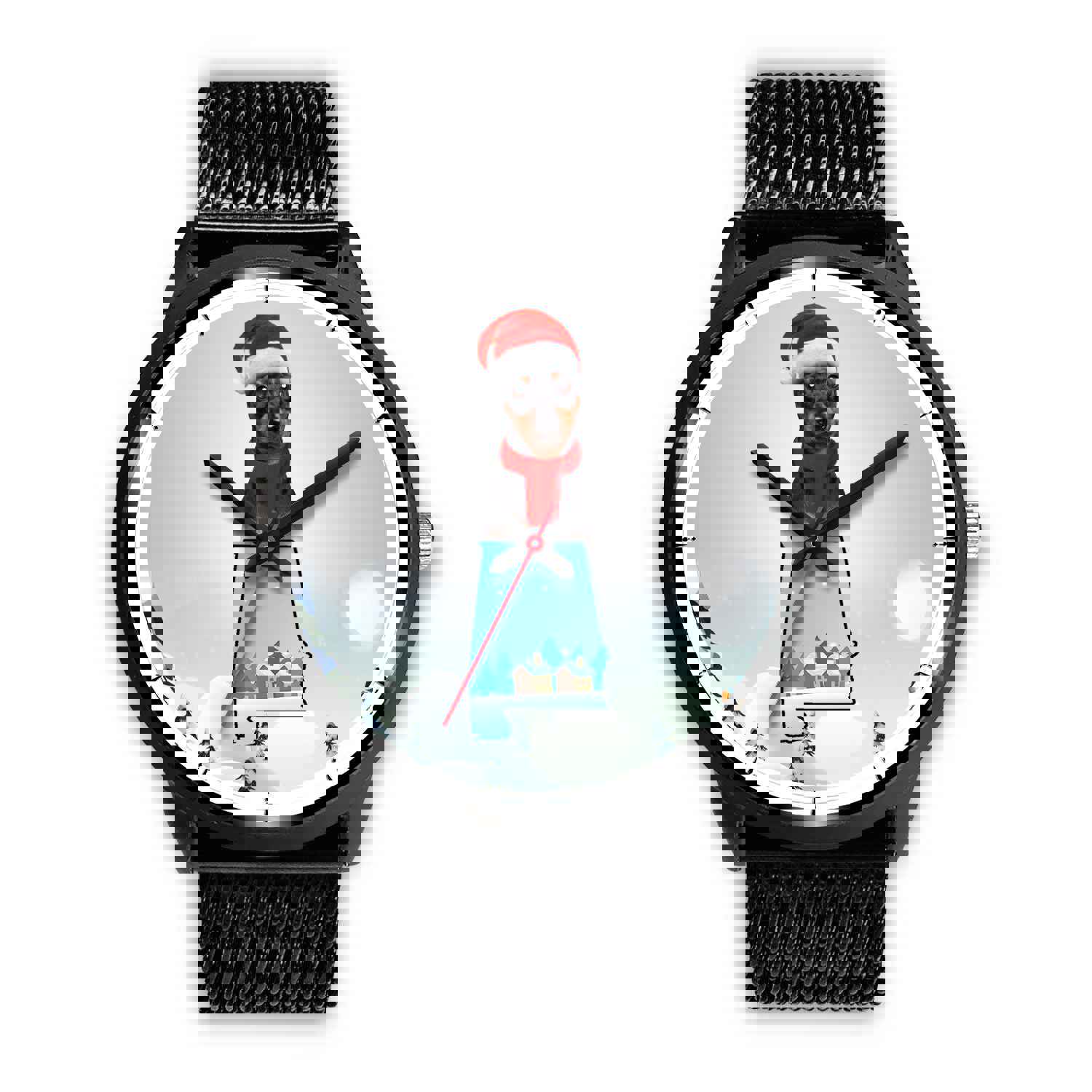 Miniature Pinscher Alabama Christmas Special Wrist Watch