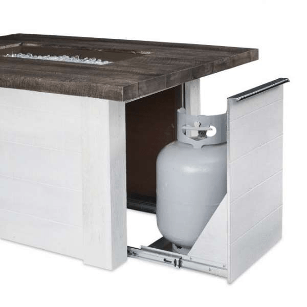 The Outdoor GreatRoom Alcott Rectangular Gas Fire Pit Table ALC-1224