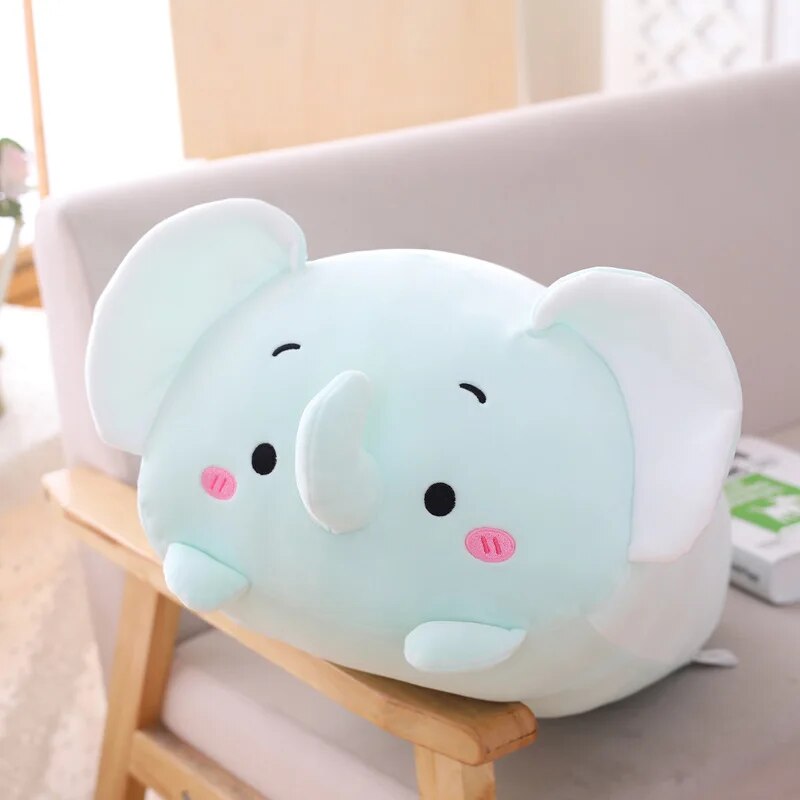 20cm Kawaii Soft Plush Stuffed Animal Doll - Elephant, Dinosaur, Pig, Cat, Bear, Panda, Hamster, Deer