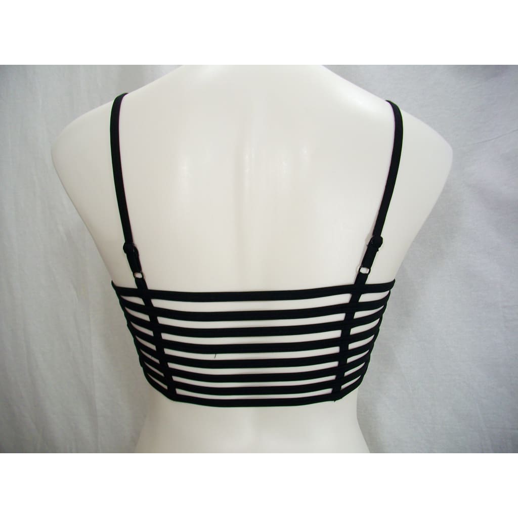 Everlast Low Impact STRAPPY BACK Wire Free Sports Bra SMALL Black NWT