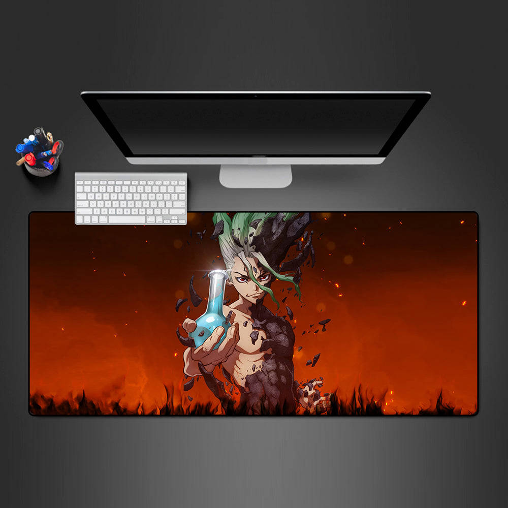 Senku Potion Design M-XXL Size Gaming Mouse Pad, Computer Desk Mat