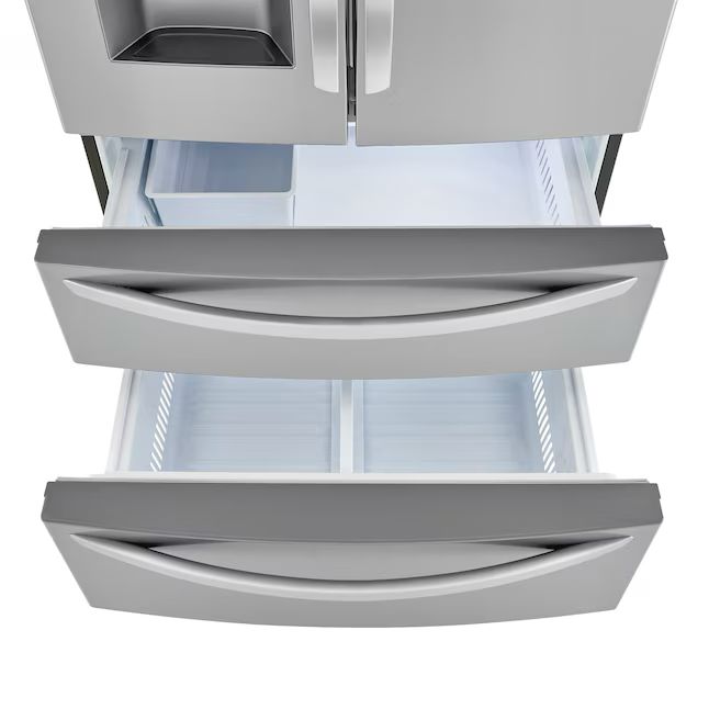 LG Craft Ice Smart WiFi Enabled 27.8-cu ft 4-Door French Door Refrigerator with Dual Ice Maker