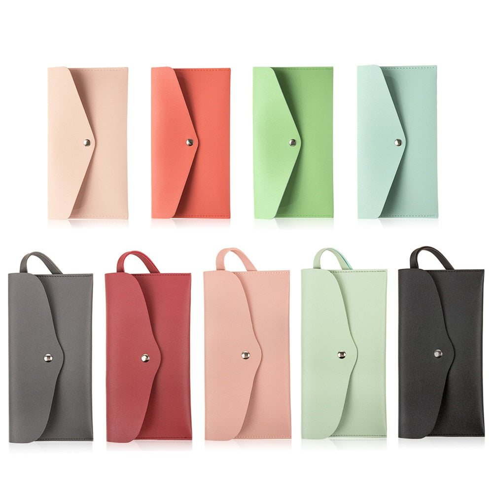 Portable Envelope PU Makeup Brushes Bag for Beauty Cosmetics Tools