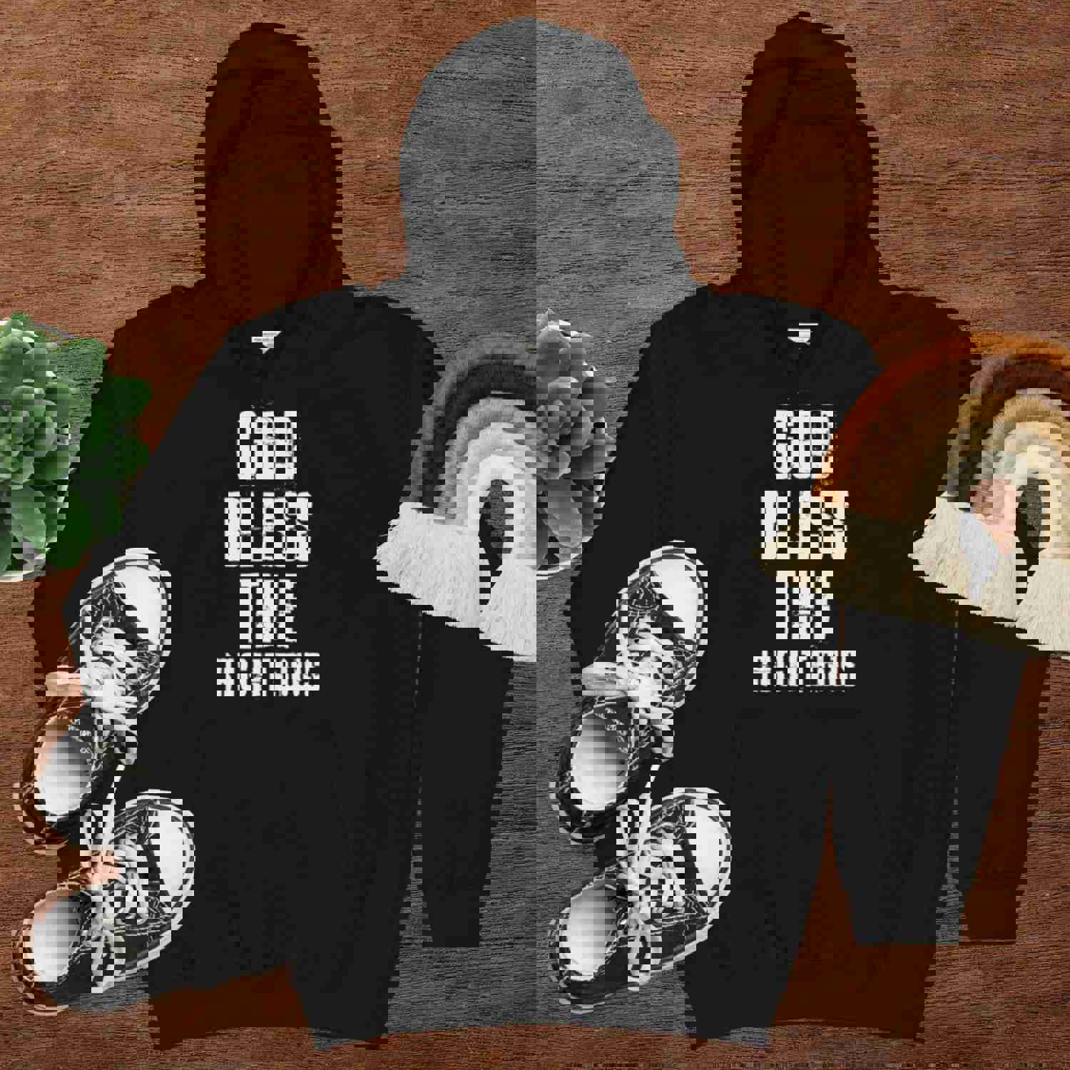 F&H Christian God Bless The Righteous Kids Hoodie