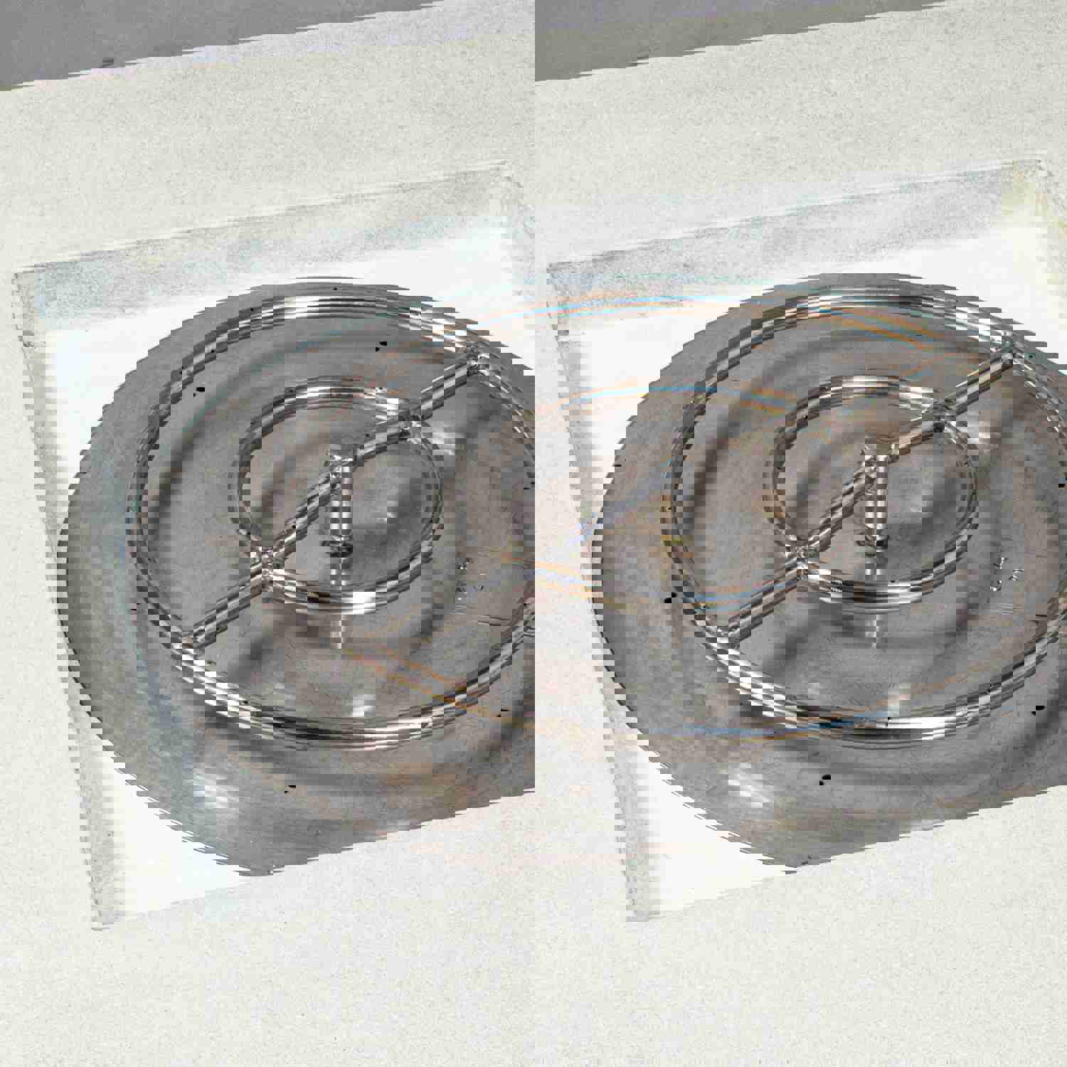 Starfire Designs Rustic Gravity 36 Square Concrete Gas Fire Pit