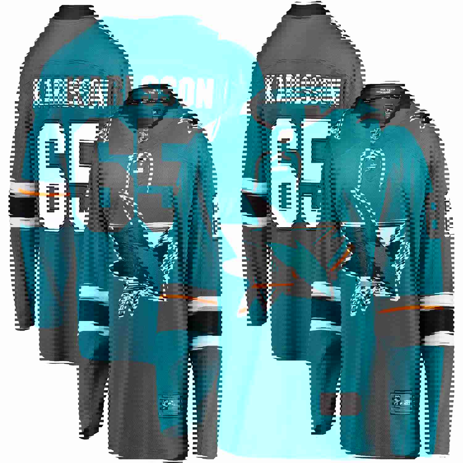 Erik Karlsson San Jose Sharks Fanatics Branded 2021/22 Home Premier Breakaway Player Jersey - Teal