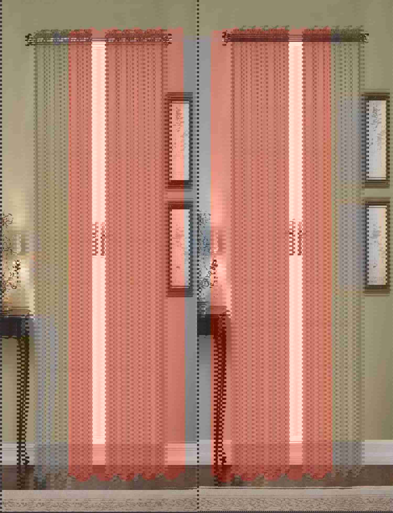 Monique 84L Sheer Voile Curtain by Editex - Elegant & Versatile Window Dressing