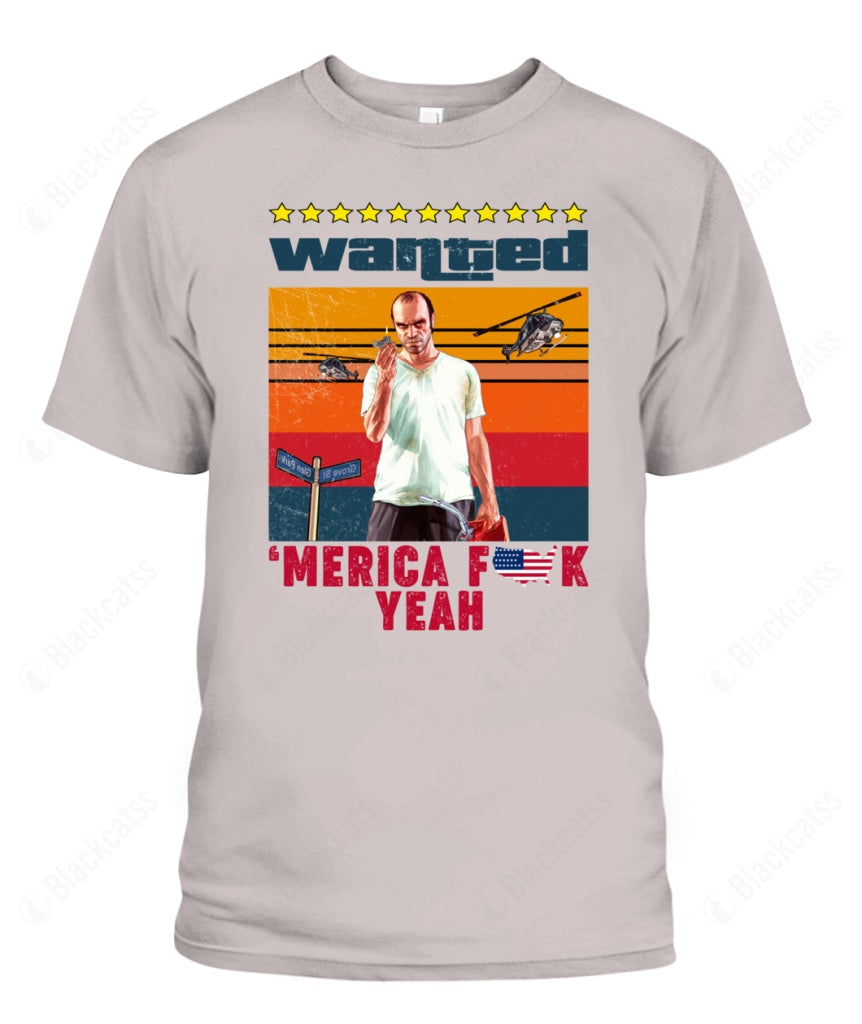 Trevor Wanted Merica Fuc Yeah Custom Graphic Apparel