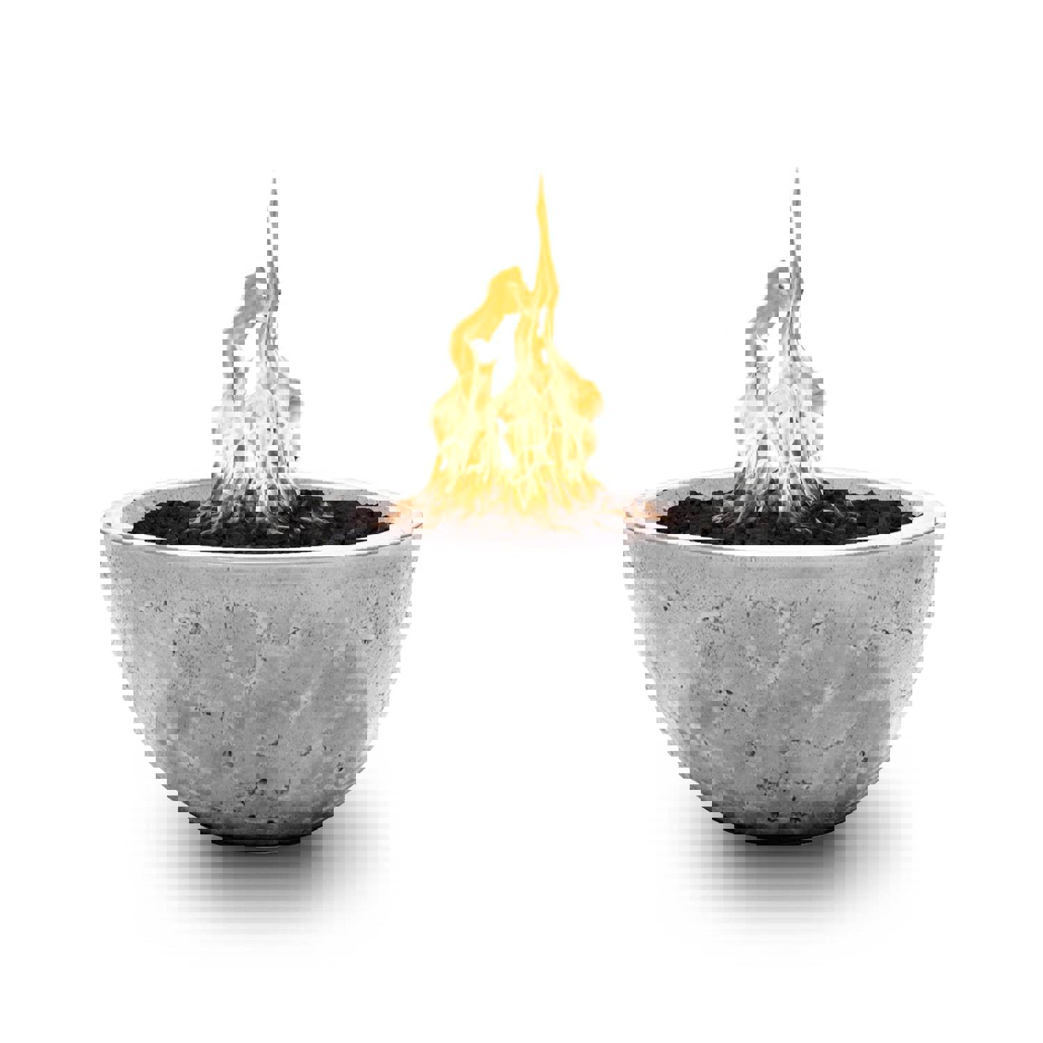 The Outdoor Plus 30 Luna Concrete Gas Fire Pit