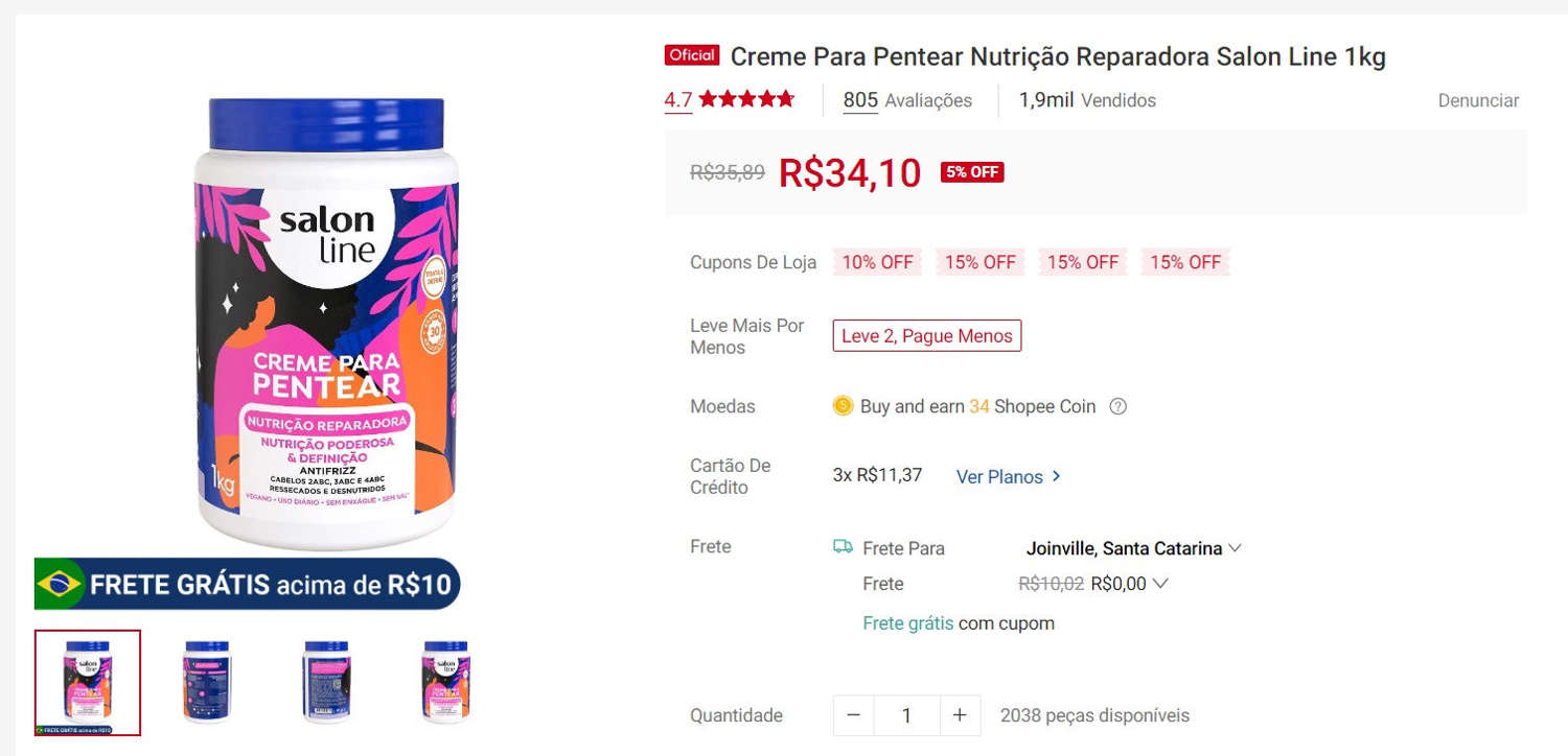 Brazilian Hair Care Bundle - Salon Line & Novex Products (DDP)