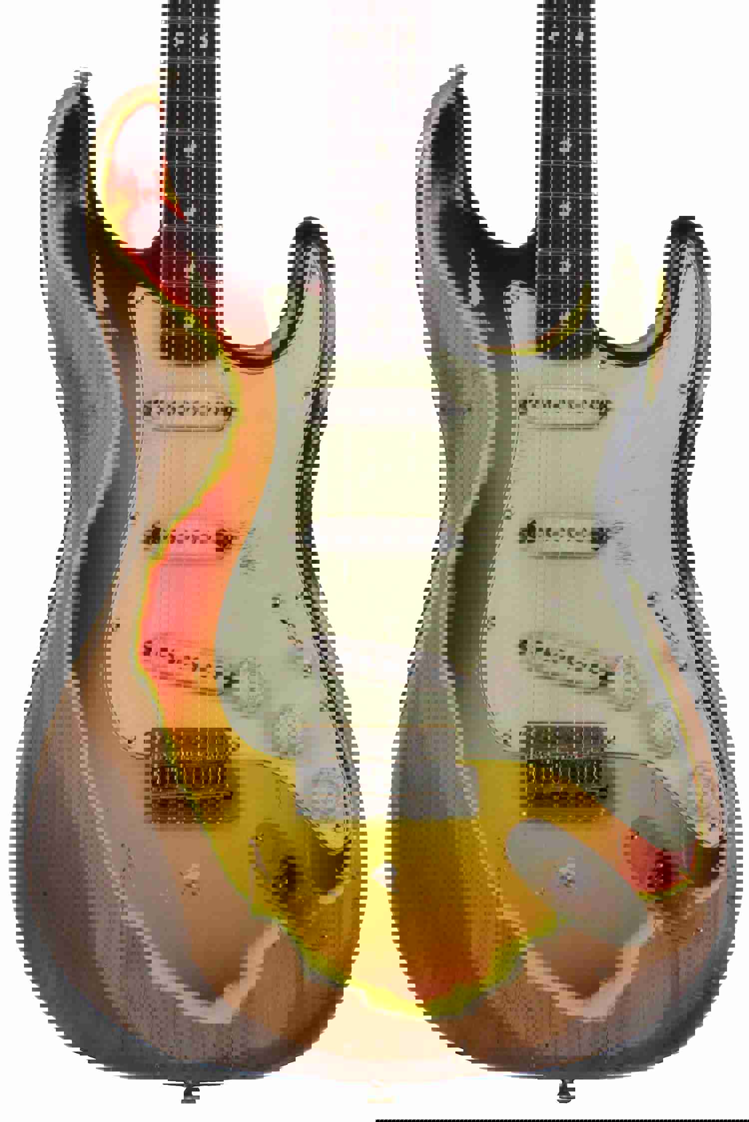 Nash S-63 Guitar, 3-Tone Sunburst, Extra Heavy Aging