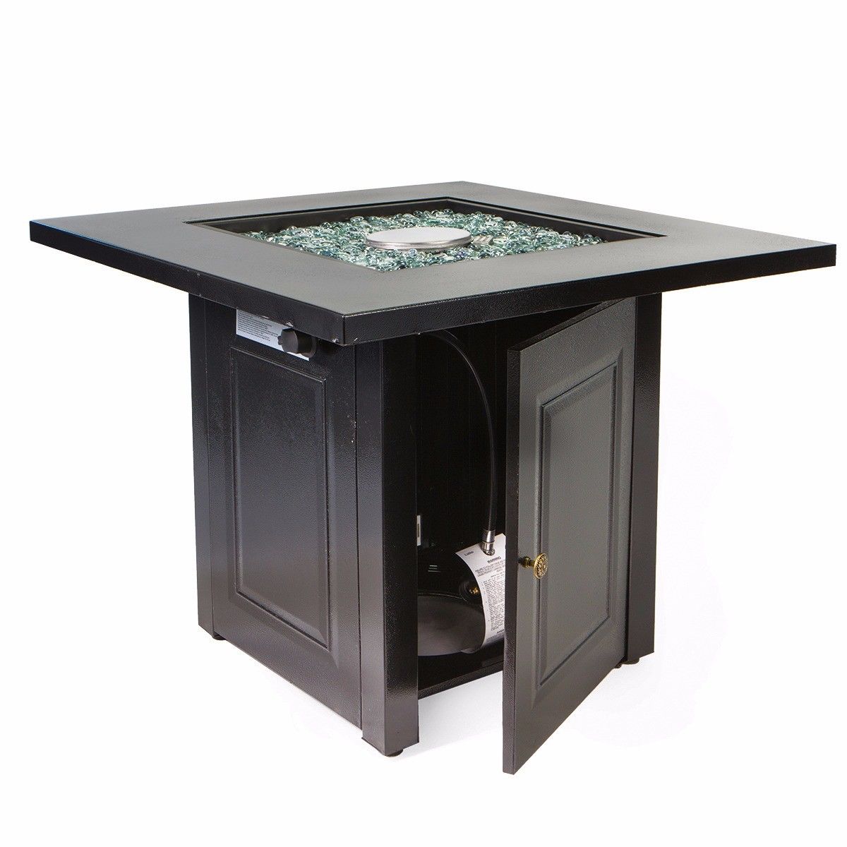 Barton Propane Gas Fire Pit Table with Ignition Control - 46,000 BTU Outdoor Heating Solution