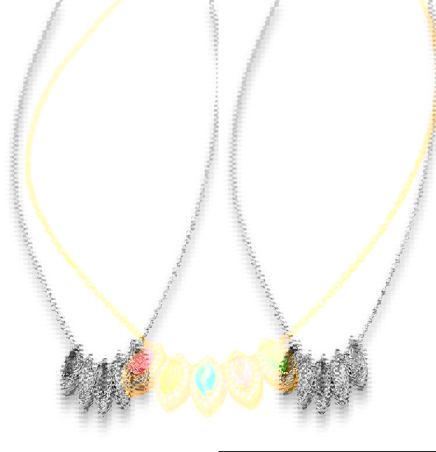 Ama Birthstone Zircon Family Necklace
