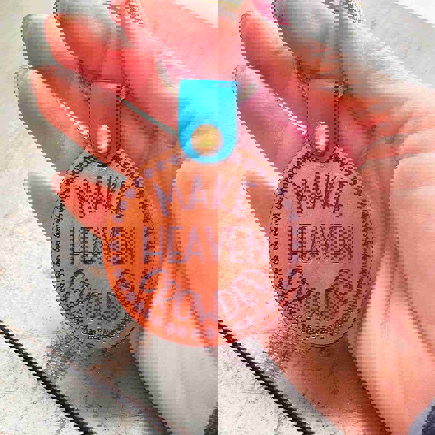 Handmade Christian Keychains - Make Heaven Crowded, Faith-Based Gifts