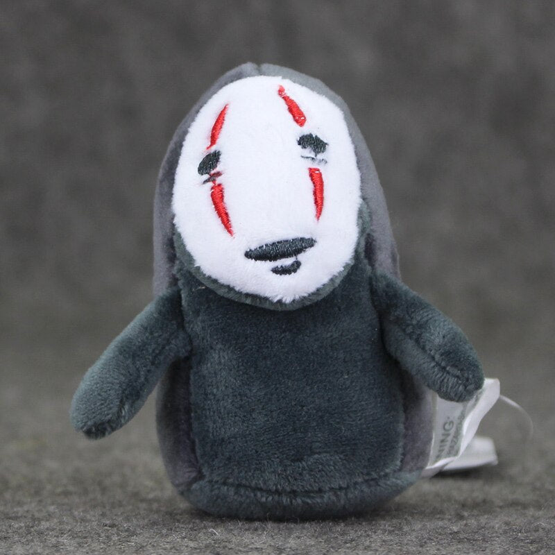 9cm No Face Man Plush Keychains Dolls Small Pendants Gift For Kids