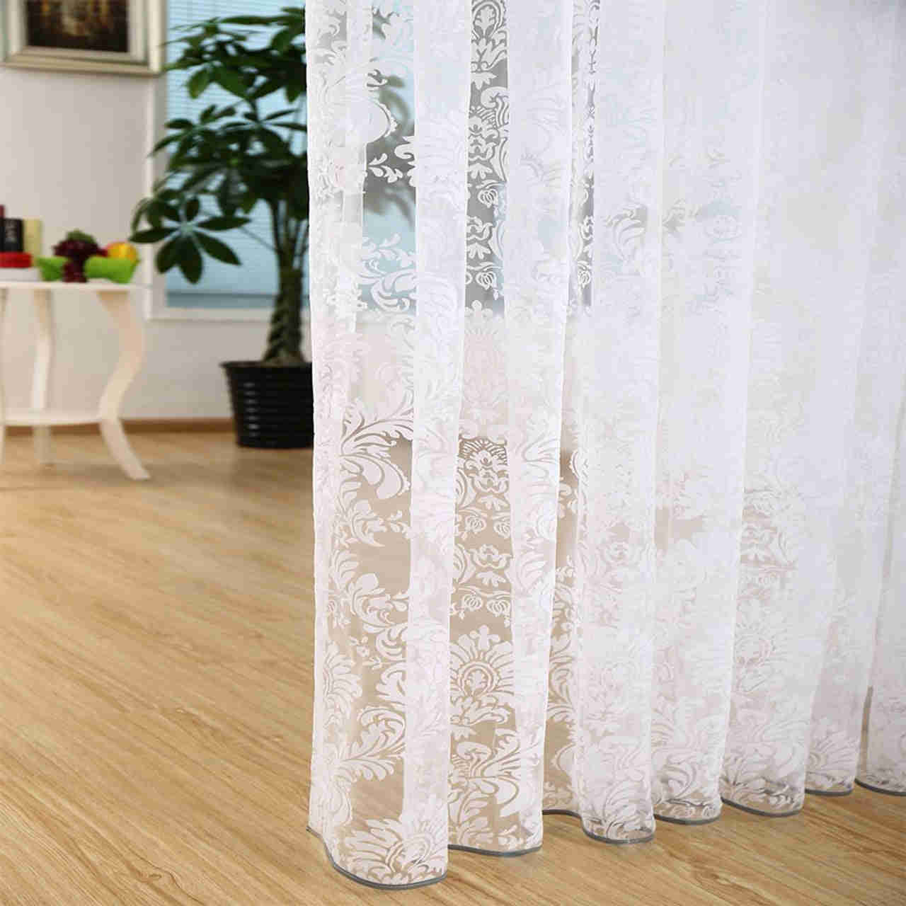 Dolce Mela Sheer Curtain Panels - Patras 60x100H