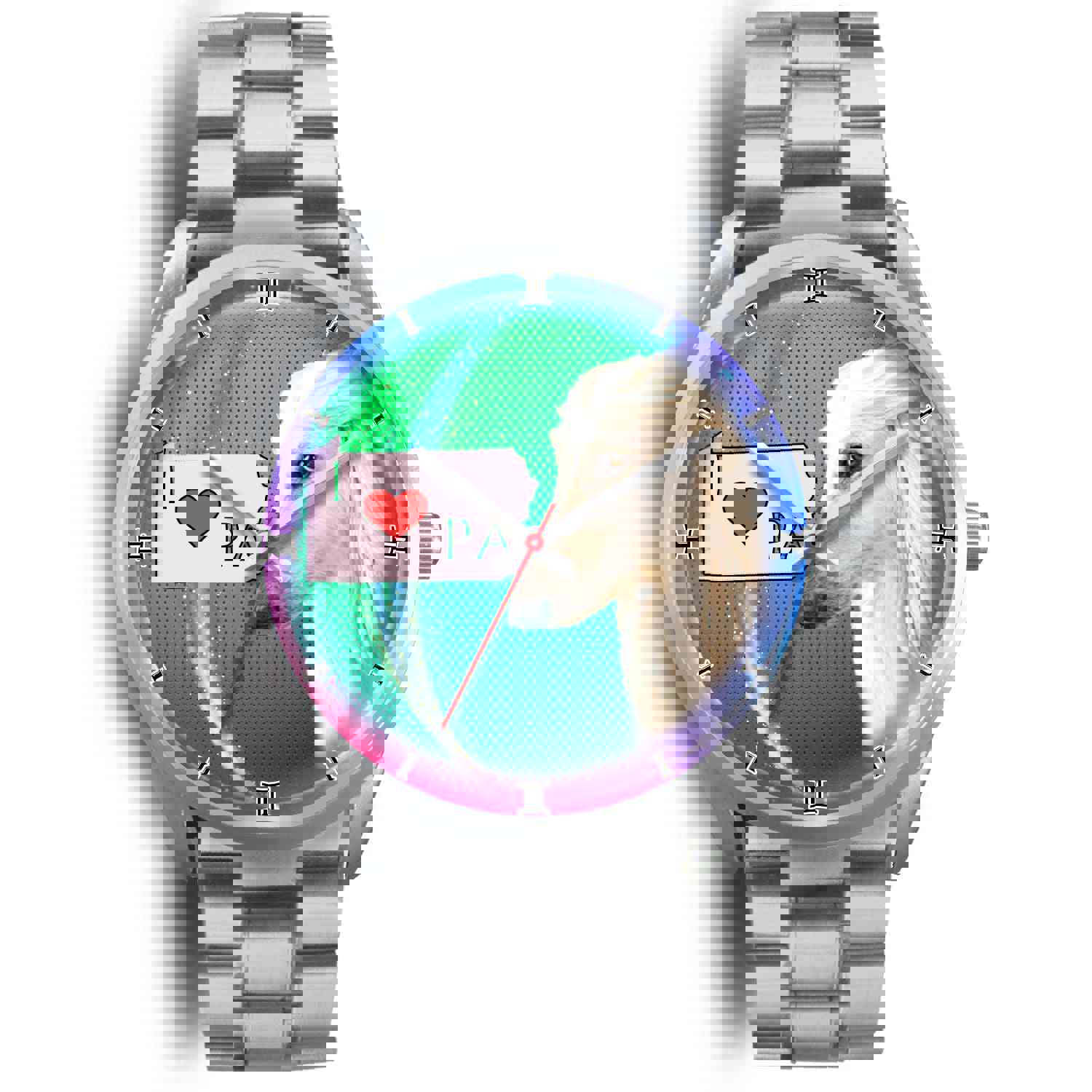 Amazing Afghan Dog Pennsylvania Christmas Special Wrist Watch