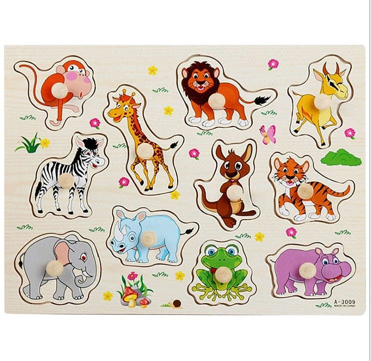 Educational Wood Puzzles/Montessori Toys for Kids (2-12 Years)
