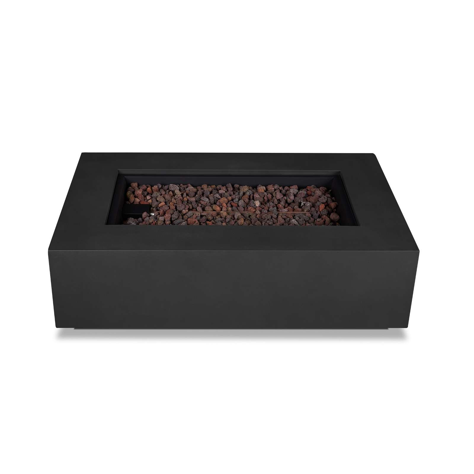 Real Flame Aegean 50 Rectangle Propane or Natural Gas Fire Pit Table