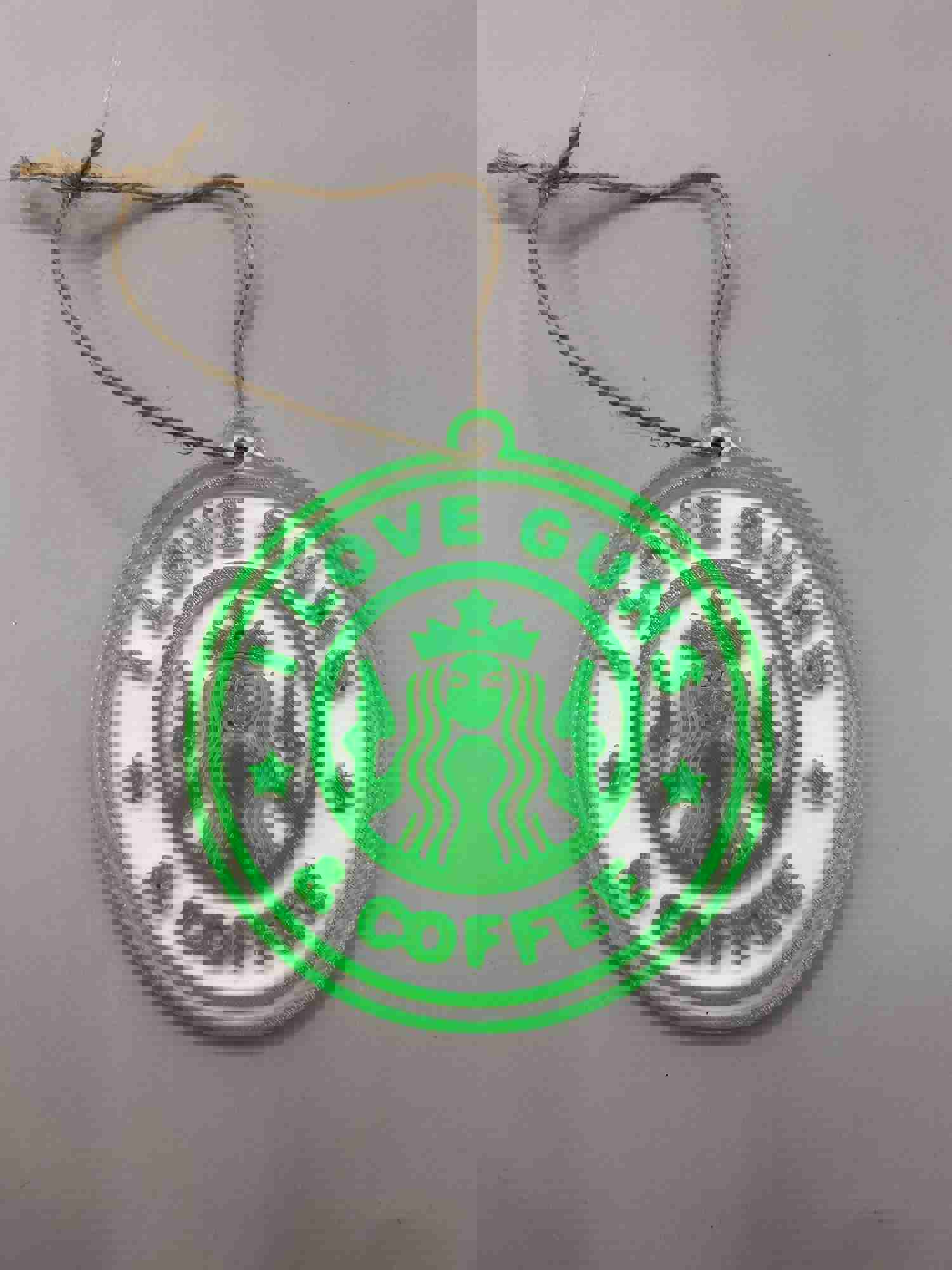 I Love Guns and Coffee Christmas Ornament - Unique Holiday Decor
