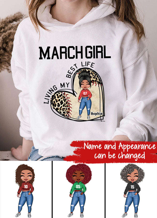 March Birthday Shirt - Custom Birthday Gift for Queens Born in March