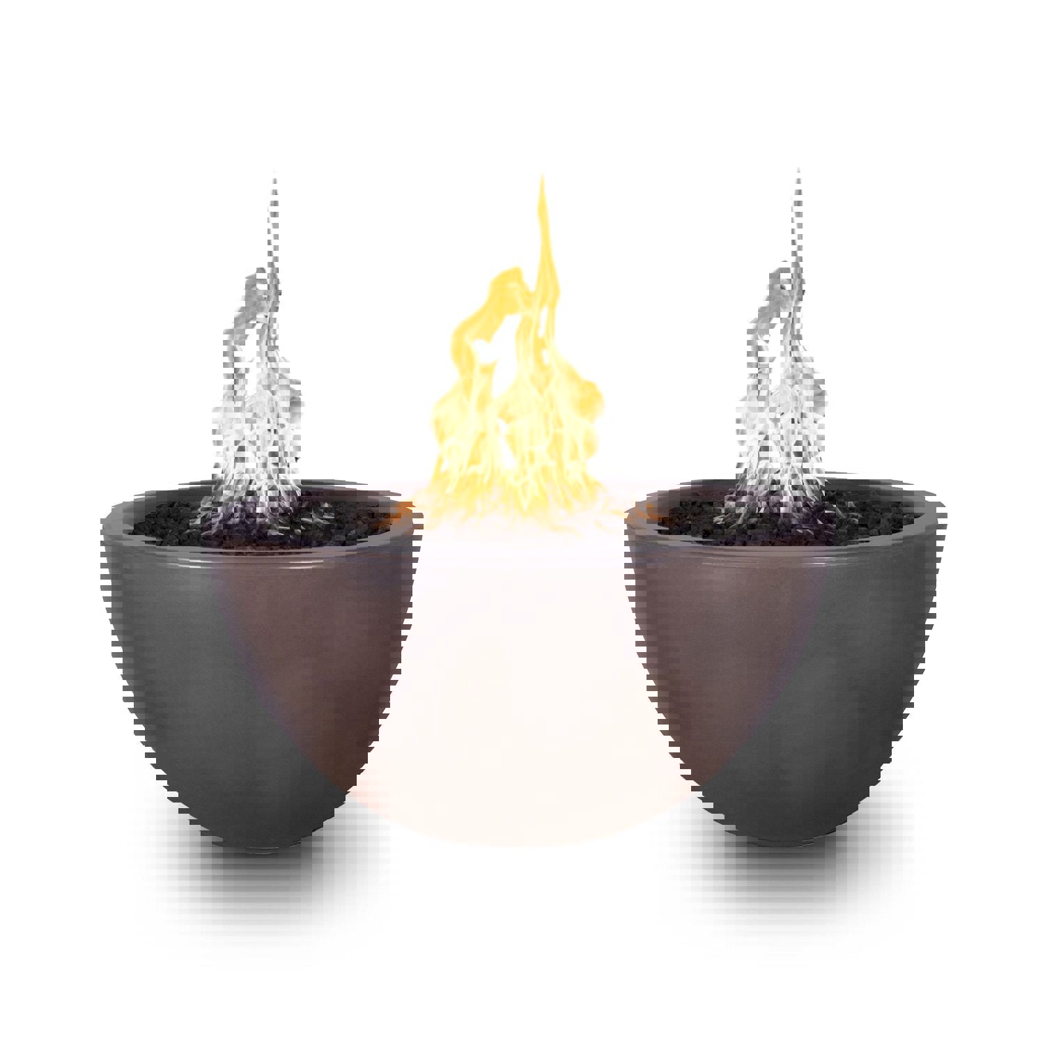 The Outdoor Plus 30 Luna Concrete Gas Fire Pit