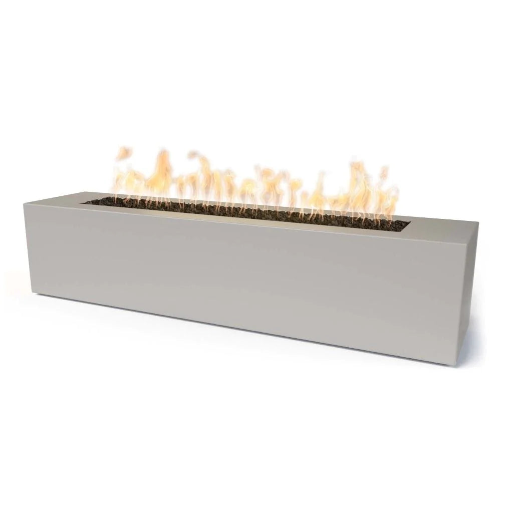 The Outdoor Plus 72 Rectangular Carmen Fire Pit - Powder Coated Metal (Natural Gas/Liquid Propane)