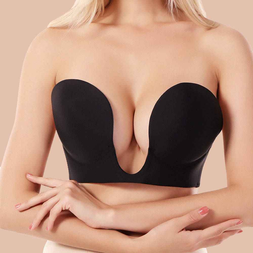 LauraCollection® Push Up Plunge Bra [BUY 1 GET 1 FREE] - BLACK