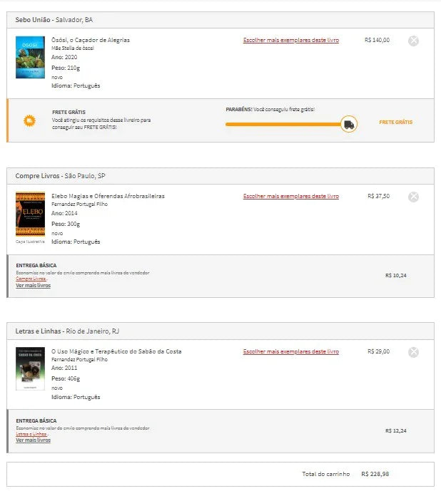 Personal Shopper | Buy from Brazil - Kit 6 Books (DDP)