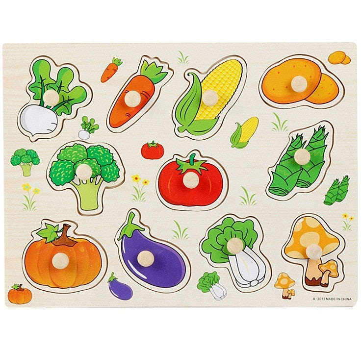 Educational Wood Puzzles/Montessori Toys for Kids (2-12 Years)