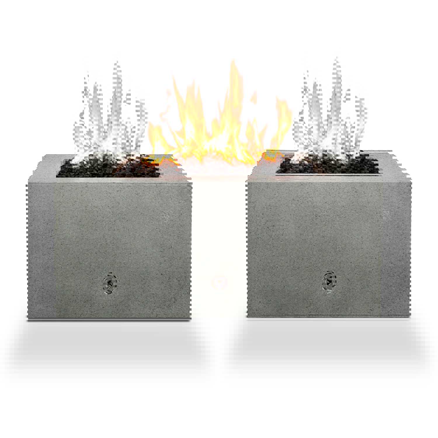 Starfire Designs Rustic Gravity 36 Square Concrete Gas Fire Pit