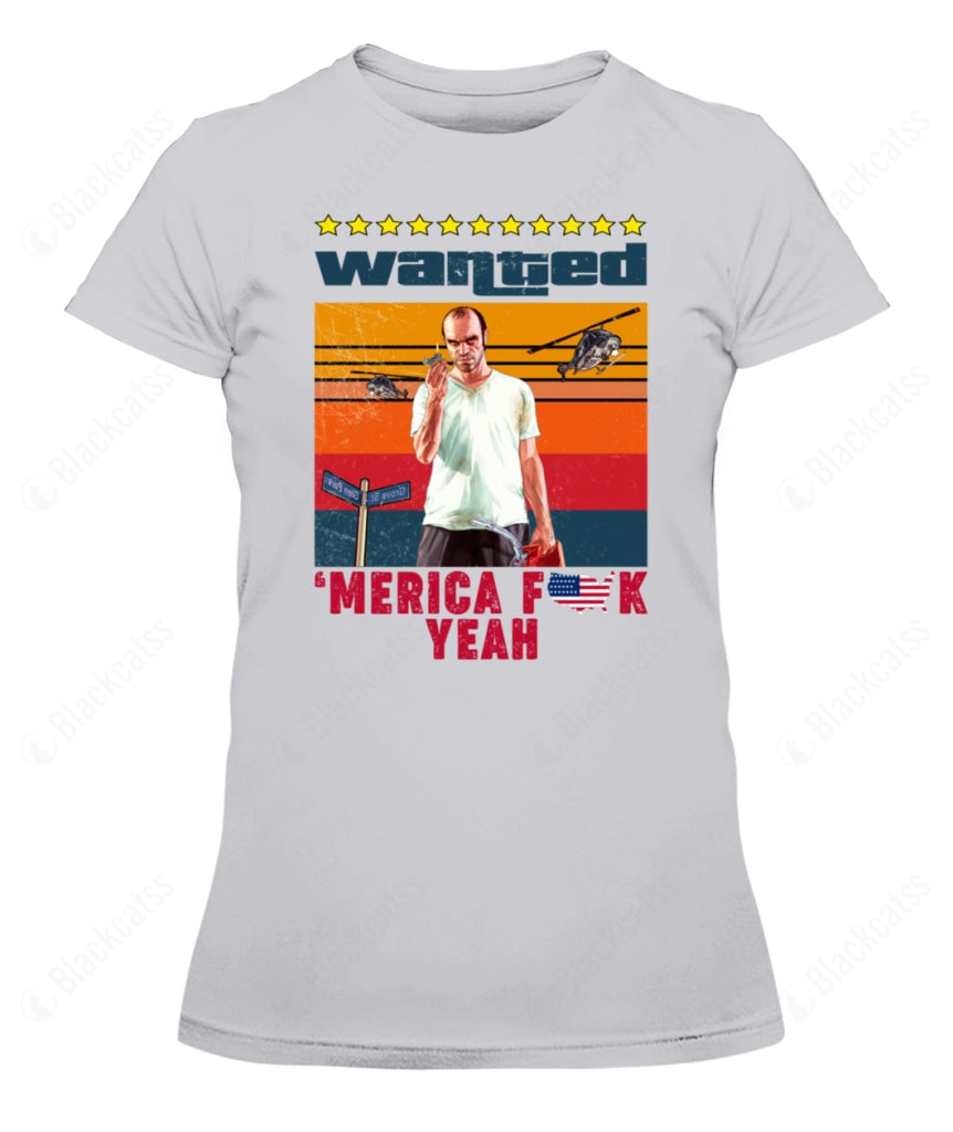 Trevor Wanted Merica Fuc Yeah Custom Graphic Apparel